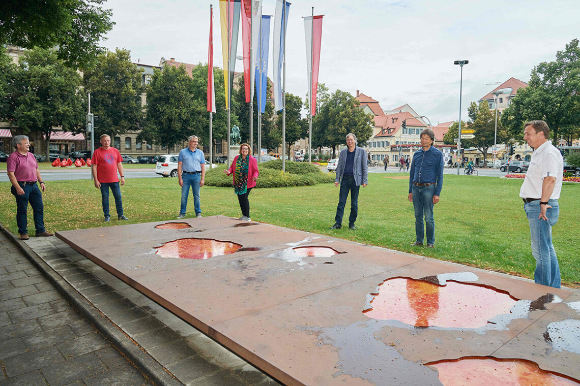 Brandmal am Schönleinsplatz 10 hexenmahnmal schoenleinsplatz bamberg