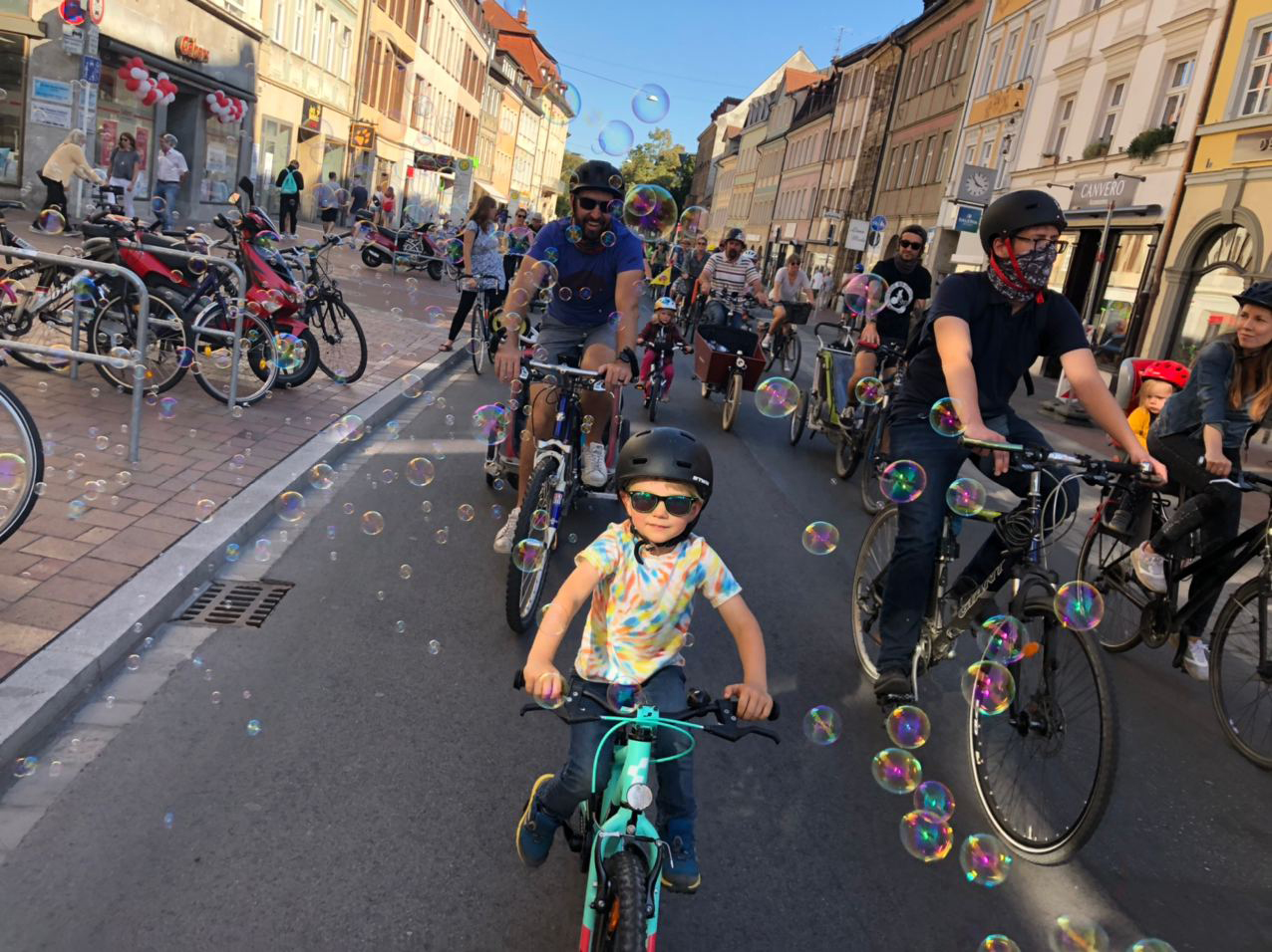 Teilnahmerekord bei dritter Kidical Mass 11 kidical mass bamberg