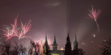 bamberg dom silvester feuerwerk