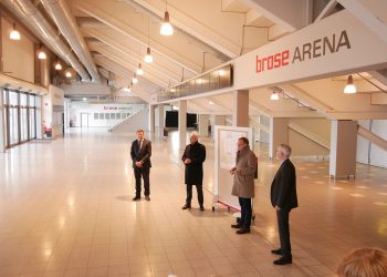 brose arena impfzentrum corona