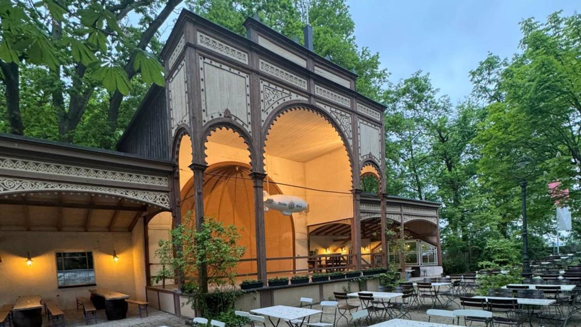 Der historische Musikpavillon im Wilde Rose Keller Bamberg, Quelle: Andreas Schwarz, MdB