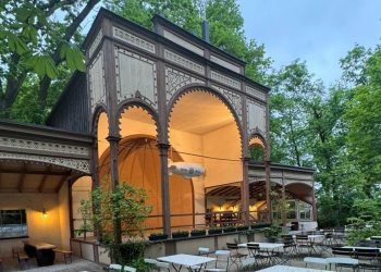 Der historische Musikpavillon im Wilde Rose Keller Bamberg, Quelle: Andreas Schwarz, MdB