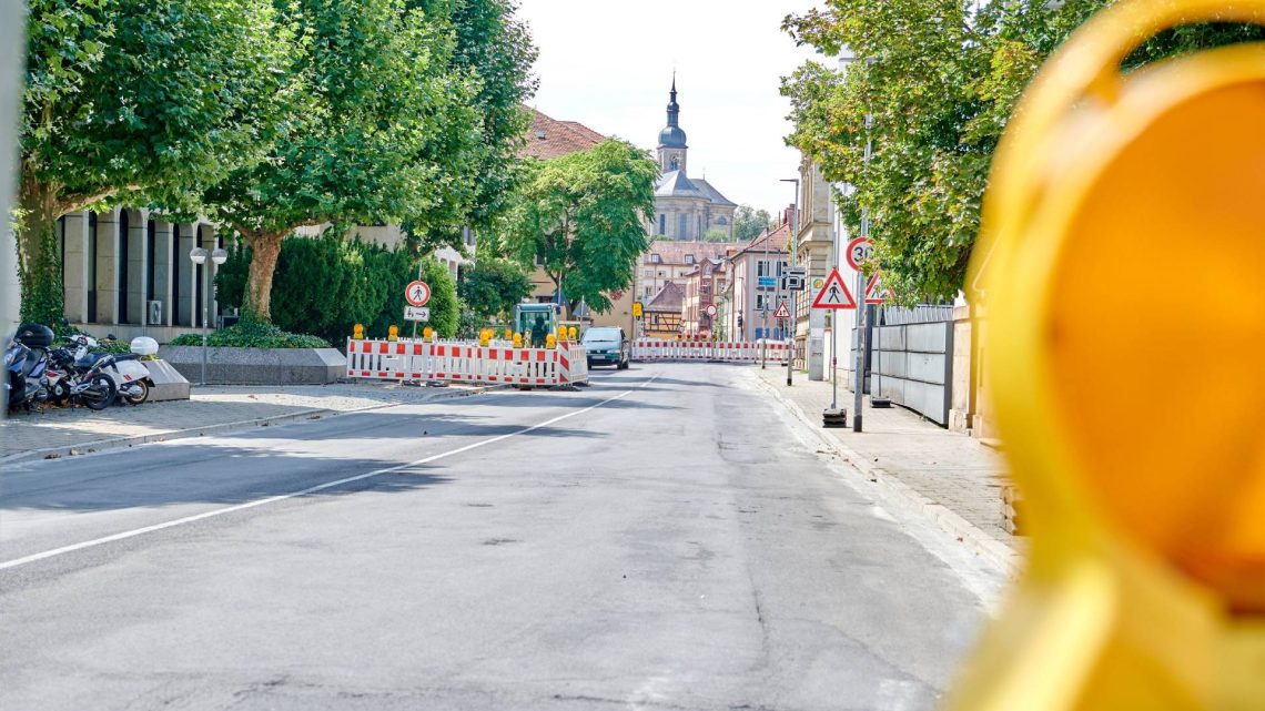 Ab dem 19. August beginnt die letzte Bauphase in der Richard-Wagner-Straße ab der Einmündung Schillerplatz bis Einmündung Hainstraße, Quelle: Stadt Bamberg, Sonja Seufferth