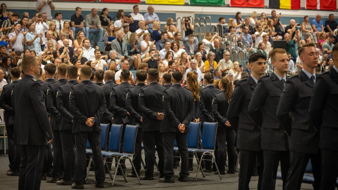 Polizeimeisteranwärterinnen und -anwärter, Quelle: Bundespolizeiaus- und -fortbildungszentrum Bamberg