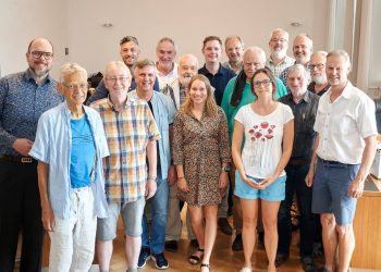 Der Naturschutzbeirat mit Bürgermeister Jonas Glüsenkamp, zugleich Vorsitzender des Gremiums (Mitte hinten), Quelle: Stadt Bamberg, Sonja Seufferth