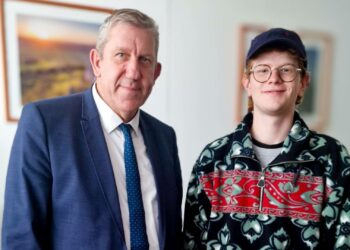 Für vier Tage durfte Christian Holland auf Einladung des Bundestagsabgeordneten Andreas Schwarz beim Planspiel Jugend und Parlament in Berlin in die Rolle eines Abgeordneten schlüpfen, Quelle: Wahlkreisbüro Andreas Schwarz, MdB