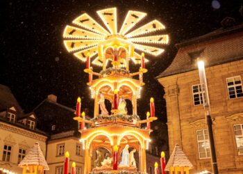 Bamberger Weihnachtsmarkt öffnet am 26. November 16 Der Bamberger Weihnachtsmarkt beginnt am 26. November
2024. Quelle: Stadt Bamberg, Sonja Seufferth