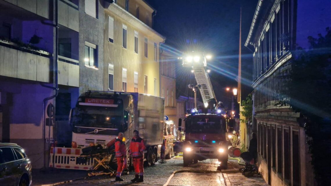 Foto des Einsatzes vom 26.11.2024. Quelle: Feuerwehr Bamberg