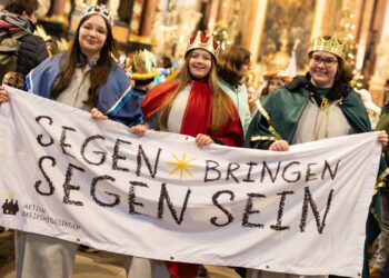 Sternsingeraussendung 2024. Quelle: BDKJ