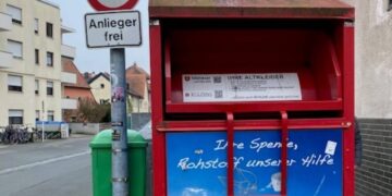 Noch tragbare gut erhaltene Kleidungsstücke
müssen in Altkleidercontainern gesammelt werden. Quelle: Stadt Bamberg, Melina Auer