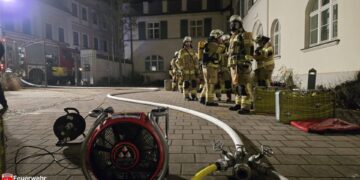 Brand Altenheim am 01.01.2025. Quelle: Feuerwehr Bamberg