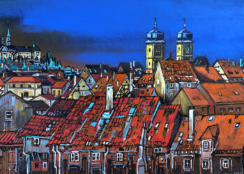 Ansicht von Bamberg von Künstler Michael Knobel. Quelle: Michael Knobel