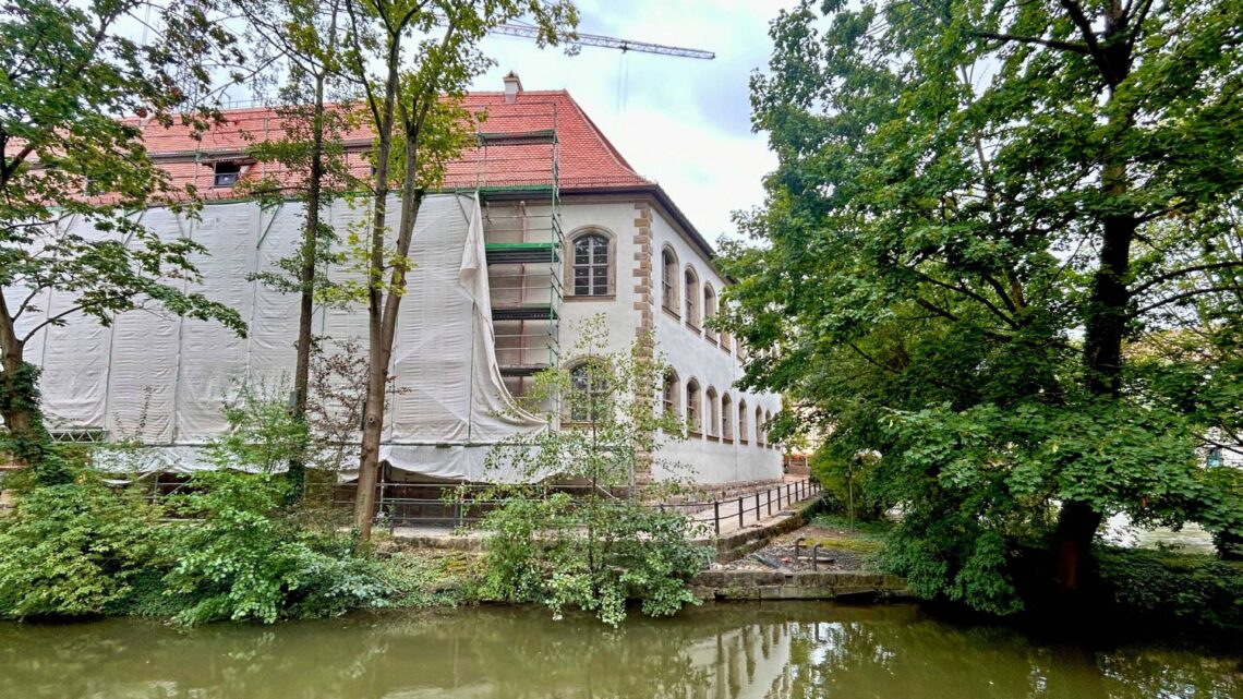 Das Renaissance-Schloss Geyerswörth feiert, neben
der Klosteranlage St. Michael, im nächsten Jahr seine
Wiedereröffnung. Quelle: Stadt Bamberg, Sonja Seufferth
