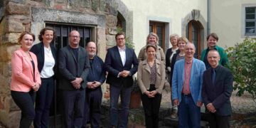 Die Teilnehmerinnen und Teilnehmer der AG Historische Städte in Meißen. Quelle: L. Hebe, Stadt Görlitz