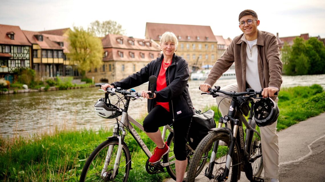 Am 23. Juni startet das STADTRADELN 2025 in Stadt und Landkreis Bamberg. Jetzt
anmelden und mitradeln! Quelle: Stadt Bamberg, Sonja Seufferth