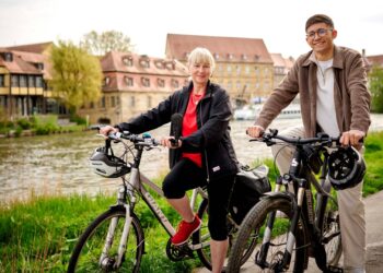 Am 23. Juni startet das STADTRADELN 2025 in Stadt und Landkreis Bamberg. Jetzt
anmelden und mitradeln! Quelle: Stadt Bamberg, Sonja Seufferth