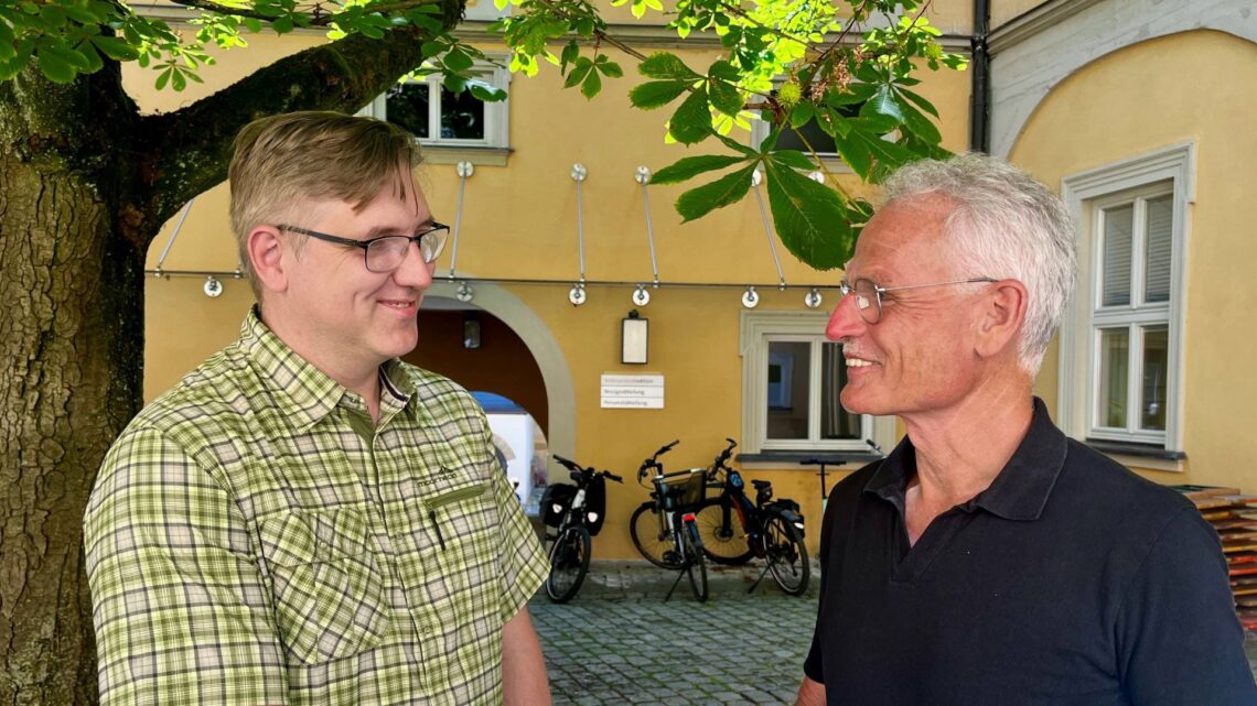 Alexander Pfister übernimmt zum 1. August 2025 die Nachfolge von Hans-Dieter Franke als Leiter der Hauptabteilung Schule und Religionsunterreicht. Quelle: Pressestelle Erzbistum Bamberg/Harry Luck