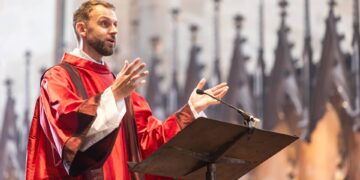 Diakonenweihe von Dr. Marco Weis, 14.09.2024, Bamberger Dom. Quelle: Pressestelle Erzbistum Bamberg / Dominik Schreiner