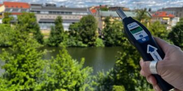Dieses Temperaturmessgerät kann ausgeliehen
werden. Quelle: Stadt Bamberg, Annika Hoffmann