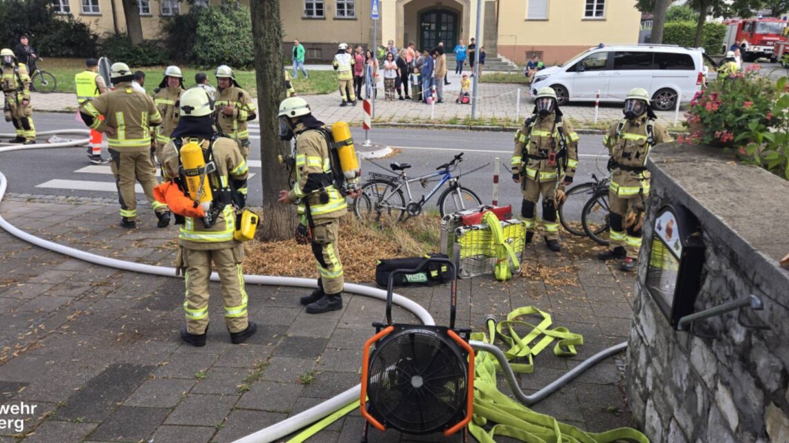 Einsatzbild vom Küchenbrand am 22.07. Quelle: Feuerwehr Bamberg