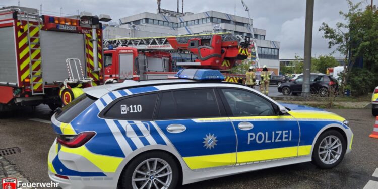Einsatzfoto des Einsatzes 'Gastaustritt im Freien' vom 30.07. Quelle: Feuerwehr Bamberg