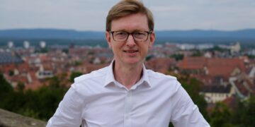 OB Kandidat Dr. Hans-Günter Brünker. Quelle: Volt Bamberg