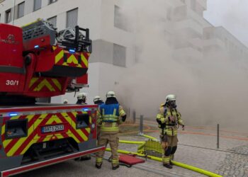 Einsatzbild vom Feuerwehreinsatz am 06.07.2025. Quelle: Feuerwehr Bamberg