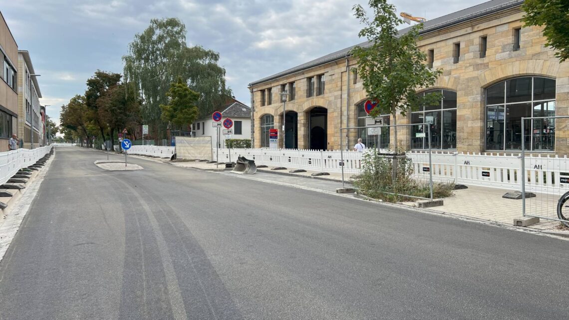 Der erste Bauabschnitt der Brennerstraße ist
schneller fertig als ursprünglich geplant.  Quelle: Baureferat