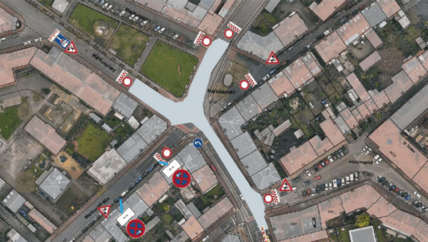 Straßensanierung am Bamberger Markusplatz 2