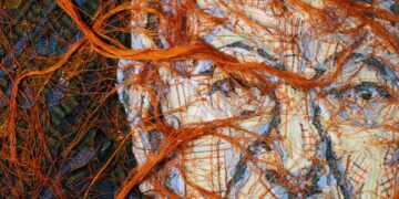 Ein Werk der Stipendiatin Karina Liutaia, die 2023 mit ihrem Projekt 'Aus mehreren Fäden' das Kunststipendium erhalten hat. Quelle: Karina Liutaia