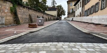 Die Straßenbauarbeiten in der Michaelsberger
Straße werden bis zum Wochenende abgeschlossen sein. Quelle: Stadt Bamberg, Steffen Schützwohl