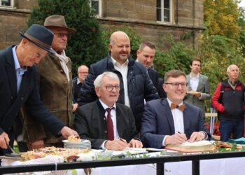 Eröffnung des 25. Apfelmarktes in Zapfendorf. Quelle: Daniel Nagel