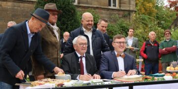 Eröffnung des 25. Apfelmarktes in Zapfendorf. Quelle: Daniel Nagel