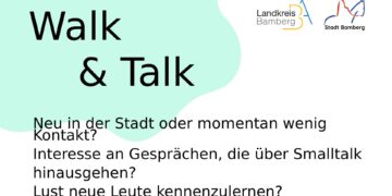 'Walk & Talk' in Bamberg: Gemeinsam spazieren und neue Kontakte knüpfen 12 Ausschnitt Flyer