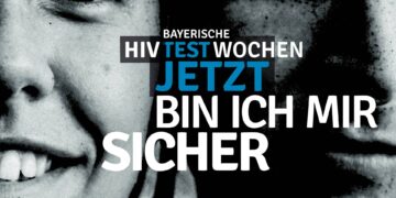 Anonym, vertraulich und wichtig – HIV-Testwoche 2025 in Bayern 15 Postkartenmotiv und Poster zur Bayerische HIV-Testwoche 2025 Quelle: Bayer. Landesamt für Gesundheit und Lebensmittelsicherheit