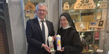 Kerzenverkauf 2023 (Quelle: Landratsamt Bamberg / Zeitler)