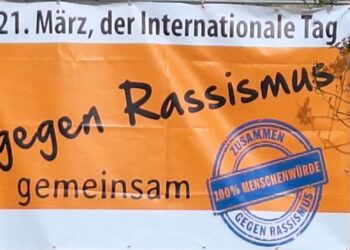 Banner zum Internationalen Tag gegen Rassismus anlässlich der Aktionswochen
2025 (Quelle: MiB)