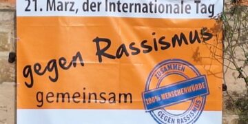 Bamberg ruft zur Teilnahme an den Internationalen Wochen gegen Rassismus 2026 auf 12 Banner zum Internationalen Tag gegen Rassismus anlässlich der Aktionswochen
2025 (Quelle: MiB)