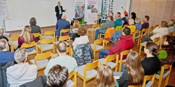 Rege Teilnahme beim ersten Tag des Ehrenamts. Quelle: Stadtarchiv Bamberg, Jürgen Schraudner