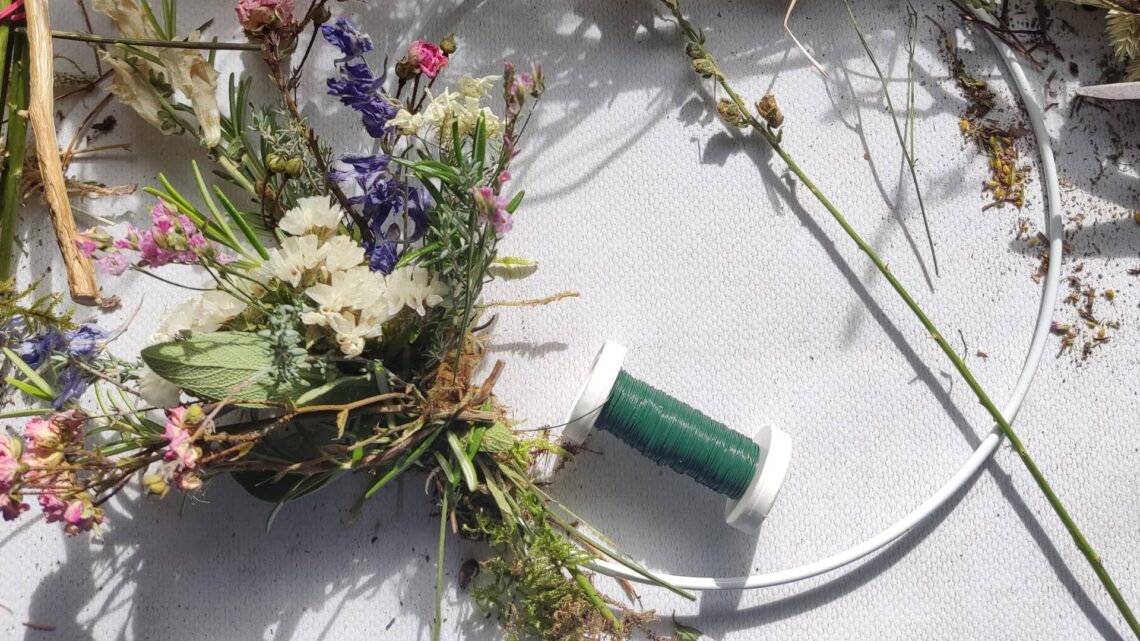 Flowerhoop binden (Quelle: Birgit Gohlke)