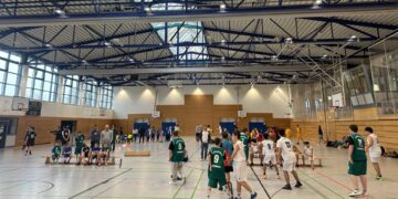 Basketball-Tag in Stegaurach 12 Der Basketball-Tag in Aktion. (Quelle: Landratsamt Bamberg / Schulz-Mayr)