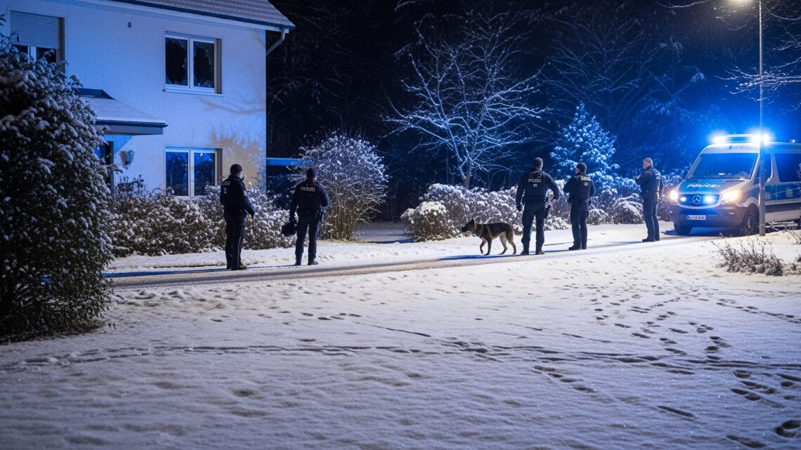 Einbruchversuch im Bamberger Berggebiet: Blutspuren im Schnee fĂĽhren zu Festnahme 10 polzeieinsatz-bamberg