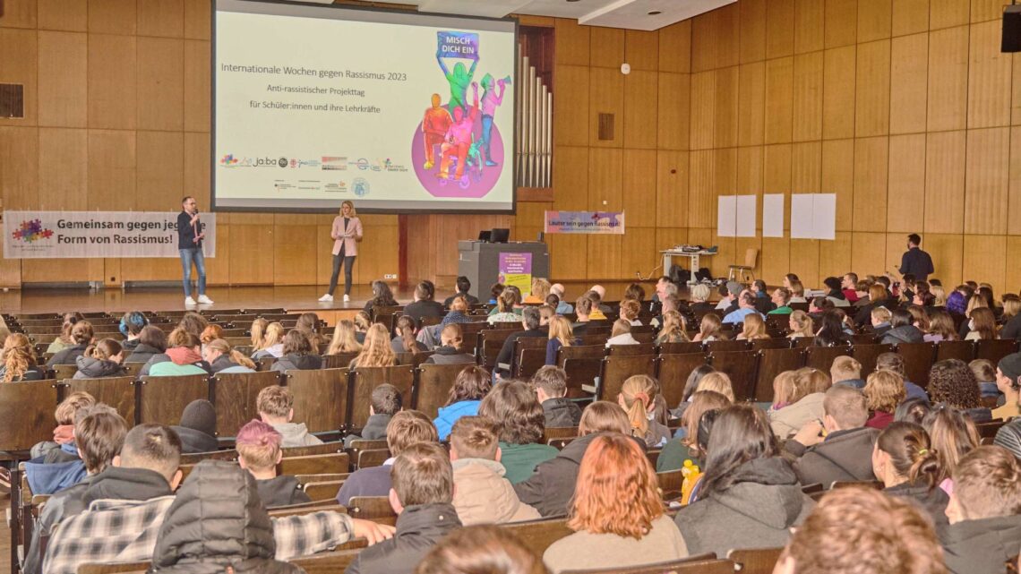 Projekttag gegen Rassismus 2023 (Quelle: Stadtarchiv Bamberg, Melina Sophie
Knobloch)