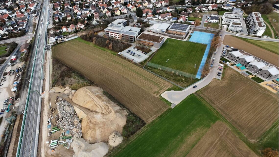 Möglicher Standort des geplanten Gymnasium (Foto: Landratsamt Bamberg)