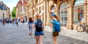 Langer Donnerstag in Bamberg: Einkaufserlebnis am 2. April 14 Bamberger Fußgängerzone. Quelle: Stadt Bamberg, Sonja Seufferth