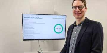 Digitale Souveränität in Bamberg: Mehr Kontrolle, mehr Sicherheit 14 Datenarchitekt Franz Schäfer bewertet die digitale
Souveränität der Bamberg-App auf www. digital-sovereignty.net. Quelle: Smart City Bamberg