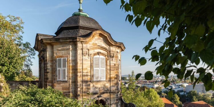 Die Ausstellung findet im Nord-Pavillon des Klostergartens von St.
Michael statt. / Foto: Bürgerspitalstiftung Bamberg, Lara Mülle