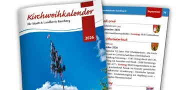 20 Jahre Bamberger Kirchweihkalender: Tradition im Überblick 12 Titelbild Kirchweihkalender 2026 (Quelle: 2mcon)