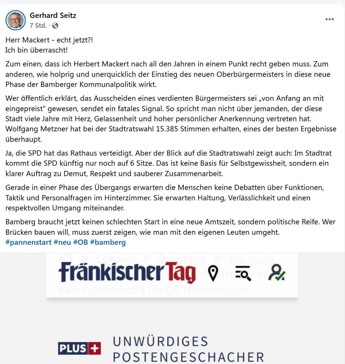 CSU Bamberg: Trotz wachsender Kritik verschärft Seitz den Konflikt weiter 11 screenshot-seitz-22-04-2026