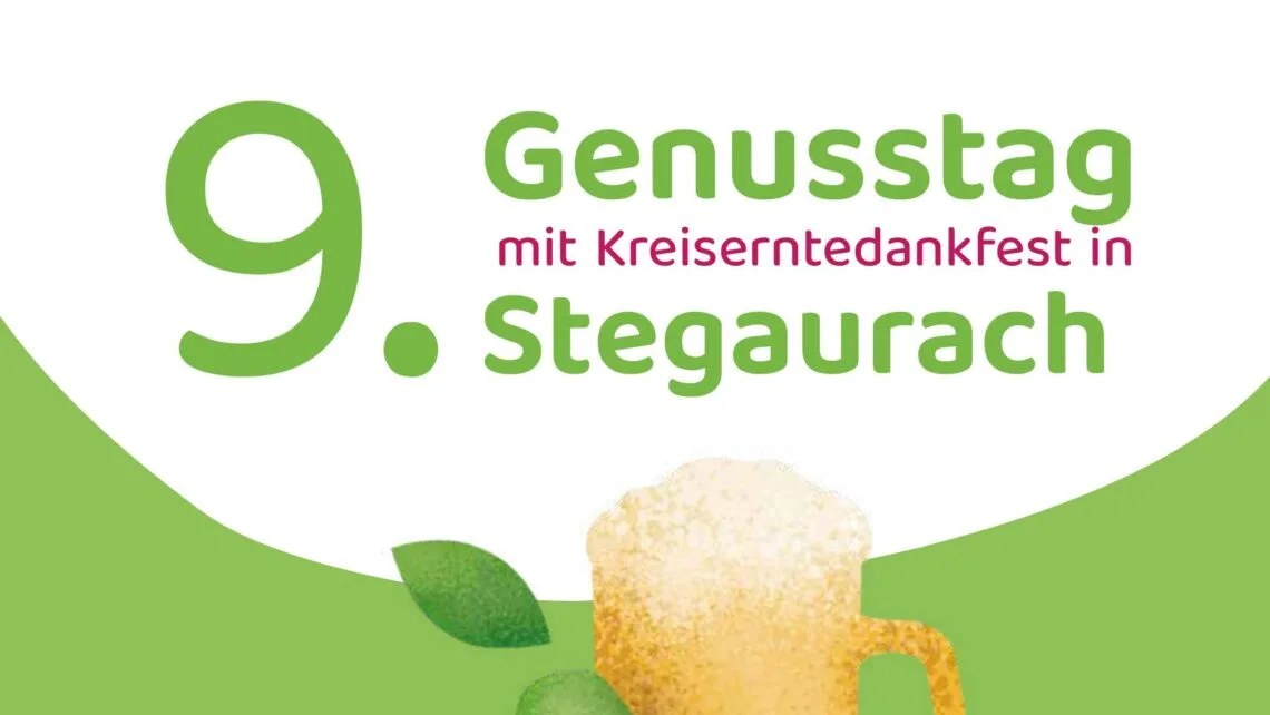 Stegaurach wird zum Treffpunkt für Genießer 10 Flyer zum Genusstag (Quelle: Genusslandschaft Bamberg)